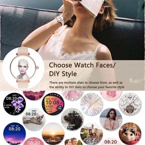 Smart Wearable Watch - Pink Model G53 Android Smart Watch - Picture 6 of 13